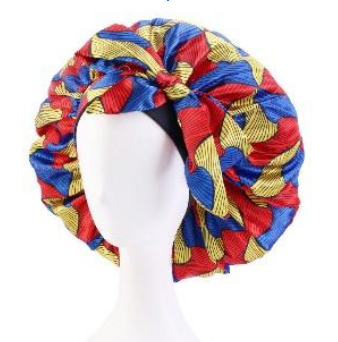 YBL Satin Silk Bonnets- Royal Blue