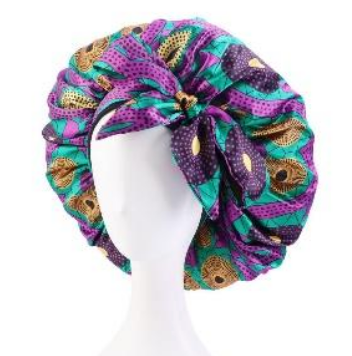 YBL Satin Silk Bonnets- Purple